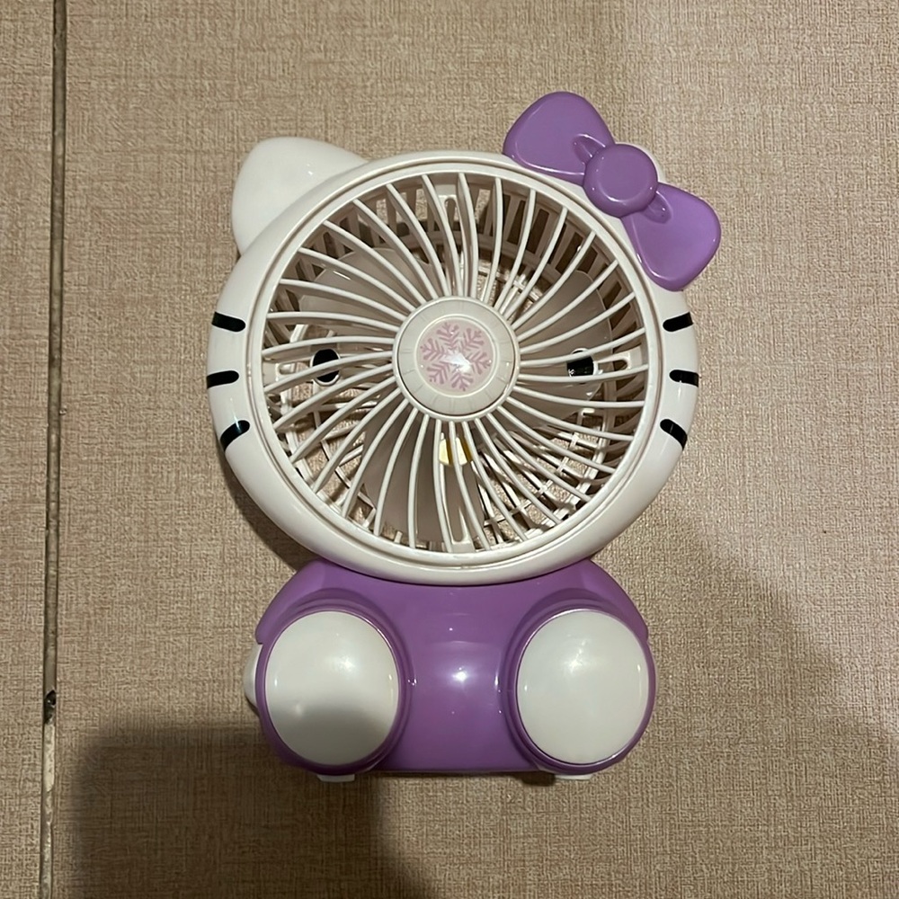 Mini hello kitty fan